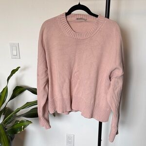 Everlane Women's Dusty Rose Crew Neck Sweater